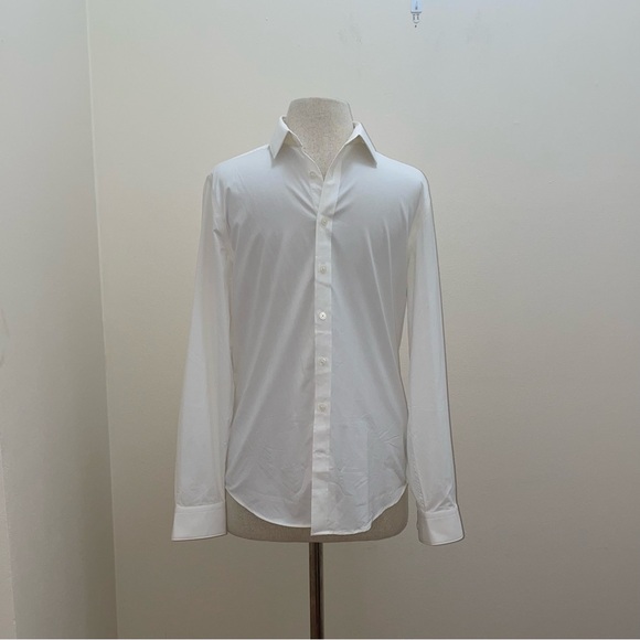 Express Gray Wool Skinny Fit Innovator Full Suit With Shirt & Tie Size 36R Small - Picture 6 of 16